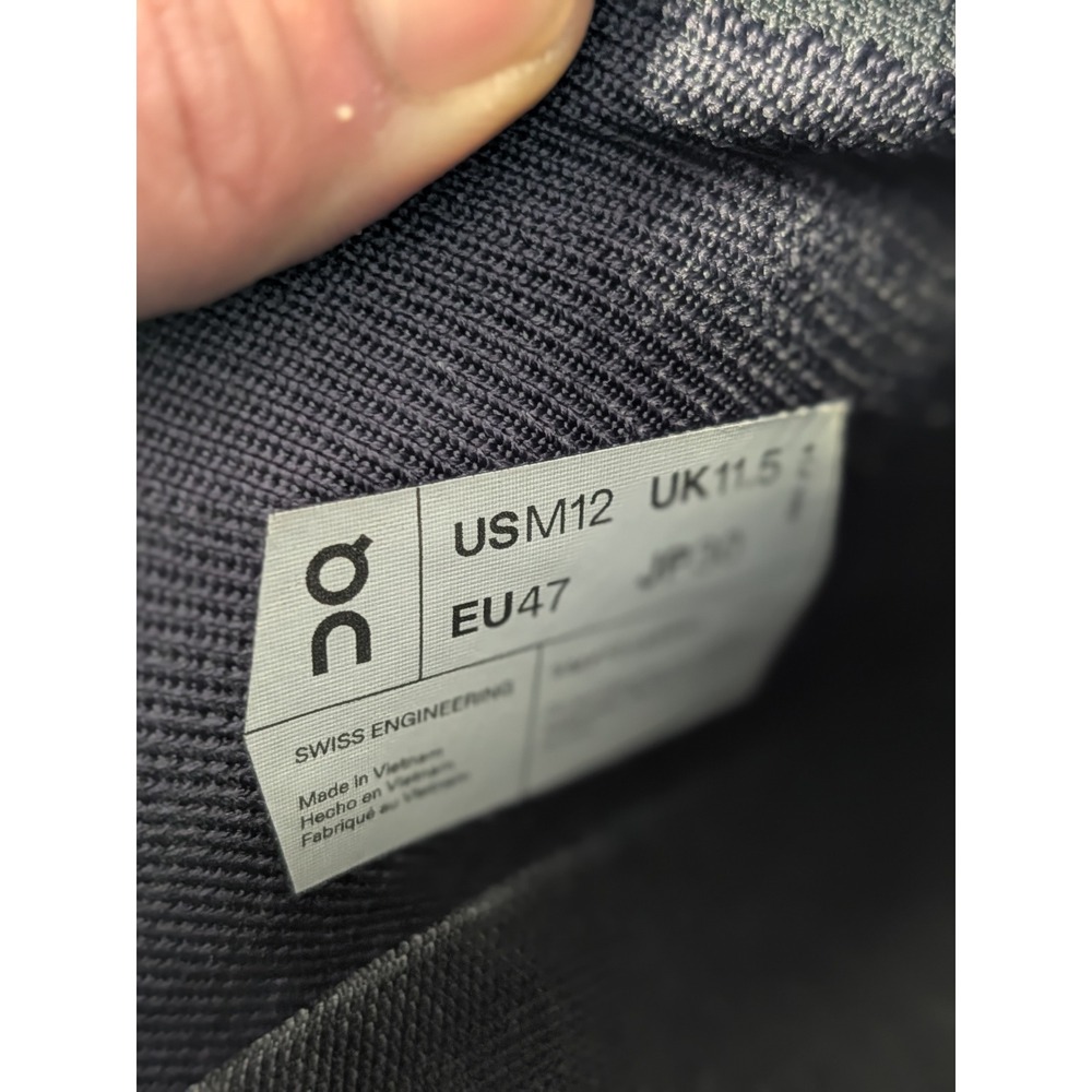 On Running Cloudswift Navy Grey Mens Road Running Shoes US M12‎ EU47 Low Top - Picture 6 of 6